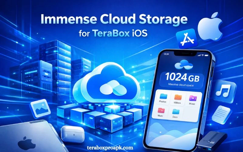 Immense Cloud Storage for Terabox iOS