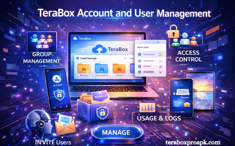 TeraBox Account and User Management