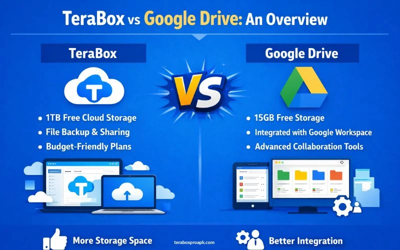 TeraBox vs Google Drive  Overview