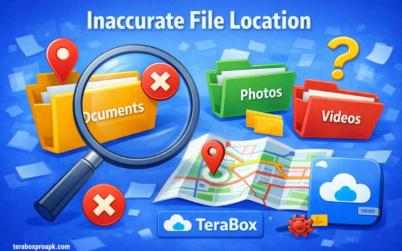Inaccurate file location