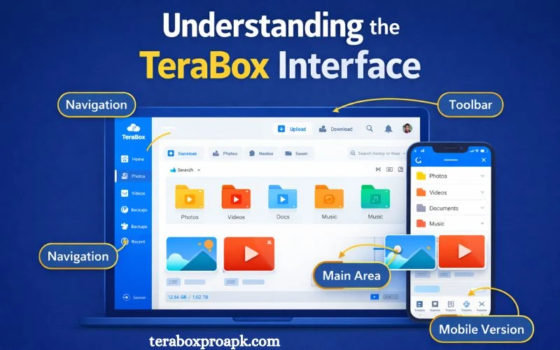 Understanding the TeraBox Interface